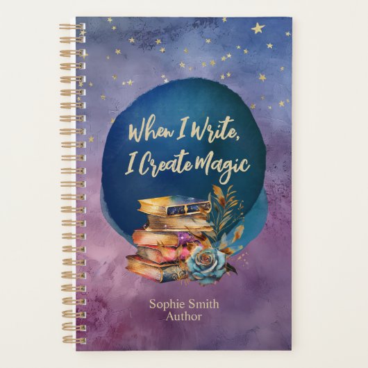Inspirerend & Whimsical Auteur en Schrijver Planner (Voorkant)