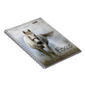 Inspirerend, White Horse, Focus, Journal Notitieboek (Rechterzijde)