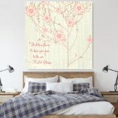 Inspirerend Wilde Bloem Ingewikkeld Canvas (Insitu (Slaapkamer))