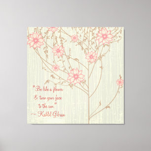 Inspirerend Wilde Bloem Ingewikkeld Canvas Afdruk
