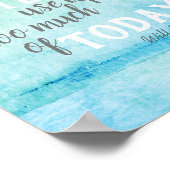 inspirerend Will Rogers citeert waterverf Poster (Hoek)