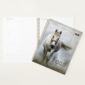 Inspirerend, witte paarden, Focus, Monogram Planner (Display)