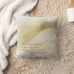 Inspirerend witte peacock Pillow Kussen