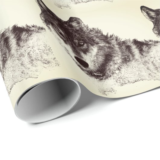 Inspirerend Wolf Eyes Cadeaupapier (Rol Hoek)