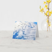 Inspirerend wolken - Zoon is voor eeuwig Kaart (Gele Bloem)