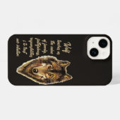 Inspirerend Wolven Spirit Animal Totem iPhone Hoesje (Achterkant horizontaal)