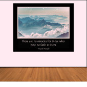 Inspirerend, wondercitaat poster