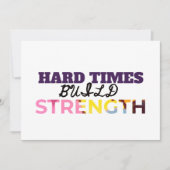 Inspirerend woord Design Kaart (Voorkant)