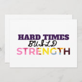 Inspirerend woord Design Kaart (Voorkant / Achterkant)