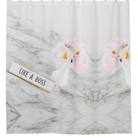 inspirerend woord douchegordijn (Voorkant)