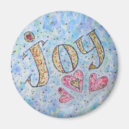 Inspirerend woord "Joy" Magnet