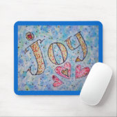Inspirerend woord "Joy" Mousepad Muismat (Met muis)