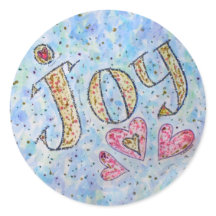 Inspirerend woord "Joy"-sticker