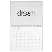 Inspirerend woord voor elke maand kalender (Mar 2026)