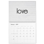 Inspirerend woord voor elke maand kalender (Feb 2027)