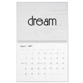 Inspirerend woord voor elke maand kalender (Mar 2027)