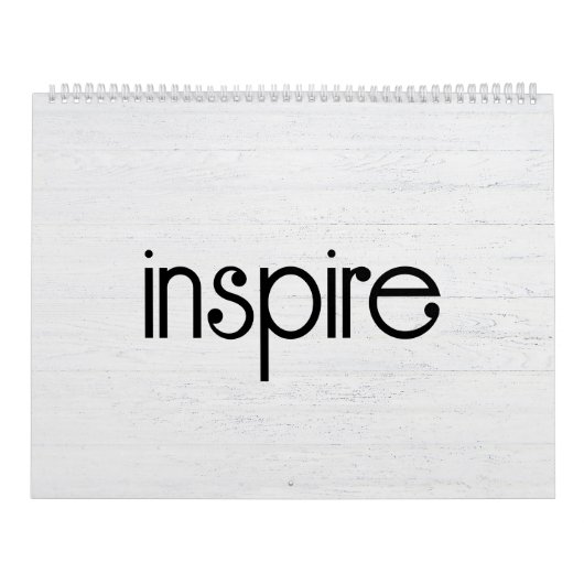 Inspirerend woord voor elke maand kalender (Hoes)