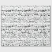 Inspirerend woorden cadeaupapier (Vlak)