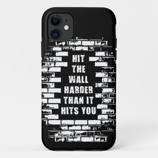 Inspirerend woorden - De muur harder Case-Mate iPhone Case (Achterkant)