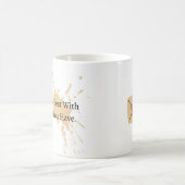 Inspirerend woorden esthetisch persoonlijk ontwerp koffiemok (Center)