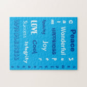 Inspirerend woorden legpuzzel (Horizontaal)