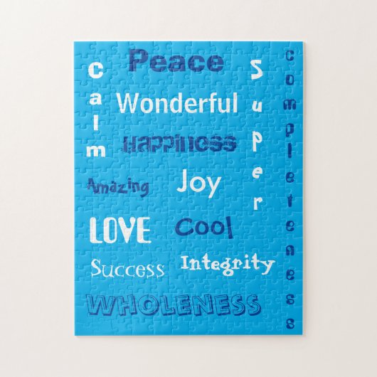 Inspirerend woorden legpuzzel (Verticaal)