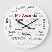 Inspirerend woorden Mentor leraar waardering Grote Klok (Voorkant)