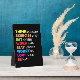 Inspirerend woorden - Motivatie Fotoplaat