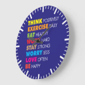 Inspirerend woorden - Motivatie Grote Klok (Hoek)