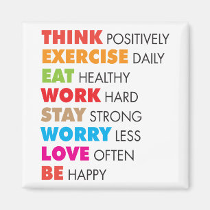 Inspirerend woorden - Motivatie Magneet