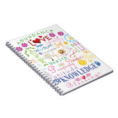 Inspirerend woorden notitieboek (Rechterzijde)