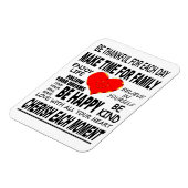 Inspirerend woorden om door te leven magneet (Linkerzijde)