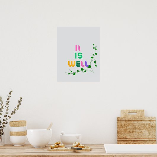 Inspirerend woorden Poster (Keuken)