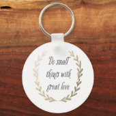 Inspirerend woorden sleutelhanger (Voorkant)