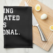 Inspirerend woorden - Uitdaging vs nederlaag Theedoek (Quarter Fold)