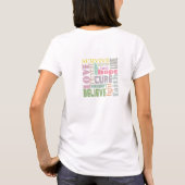 Inspirerend woorden van de traumatische hersenlets t-shirt (Achterkant)