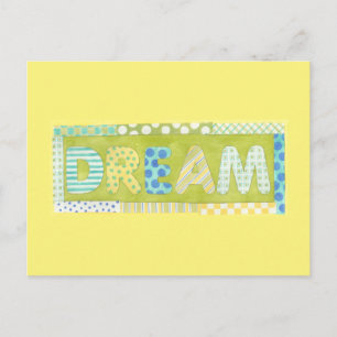 Inspirerend woorden van Megan Meagher   Dream Briefkaart