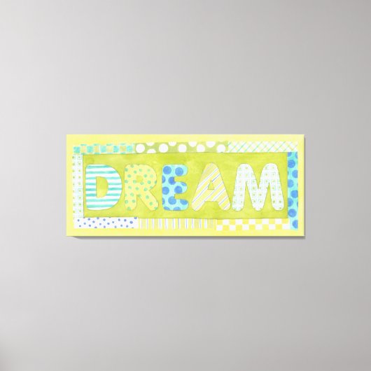 Inspirerend woorden van Megan Meagher | Dream Canvas Afdruk (Voorkant)