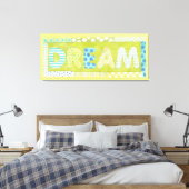 Inspirerend woorden van Megan Meagher | Dream Canvas Afdruk (Insitu (Slaapkamer))