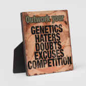 Inspirerend woorden voor het resultaat - Overzicht Fotoplaat (Voorkant)