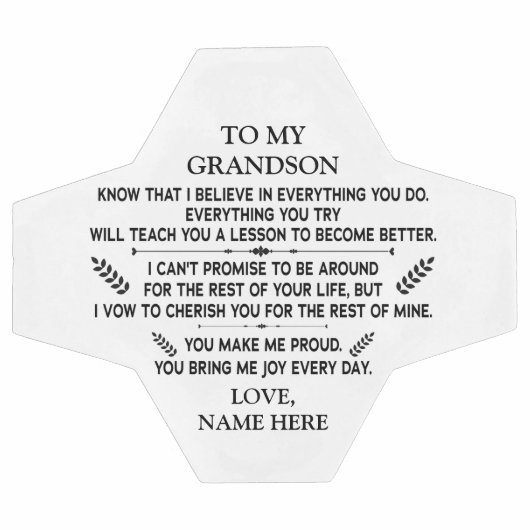 inspirerend woorden voor mijn kleinzoon Love Voetbal (Enkel)