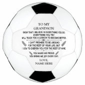 inspirerend woorden voor mijn kleinzoon Love Voetbal (Voorkant)