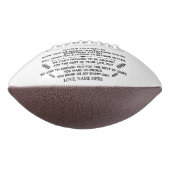 Inspirerend woorden voor onze kleinzoon liefde american football (Gedraaid 270)