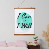 inspirerend woorden voor werk en succes hangend wandkleed (Slaapkamer)