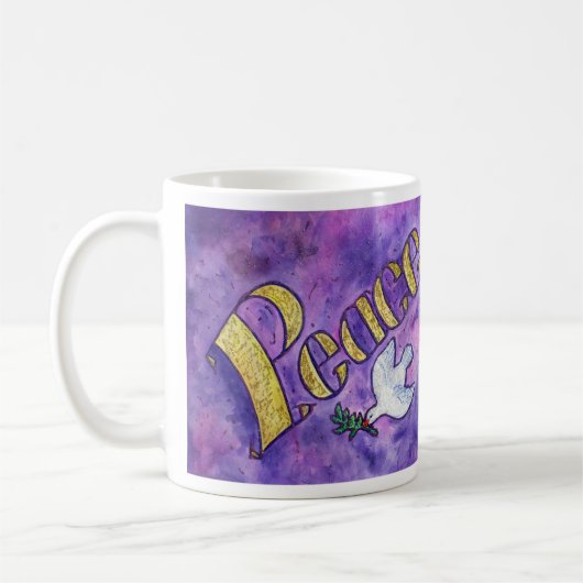 Inspirerend Word Art Coffee Mugs Koffiemok (Links)
