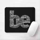 Inspirerend Word Art Muismat (Met muis)