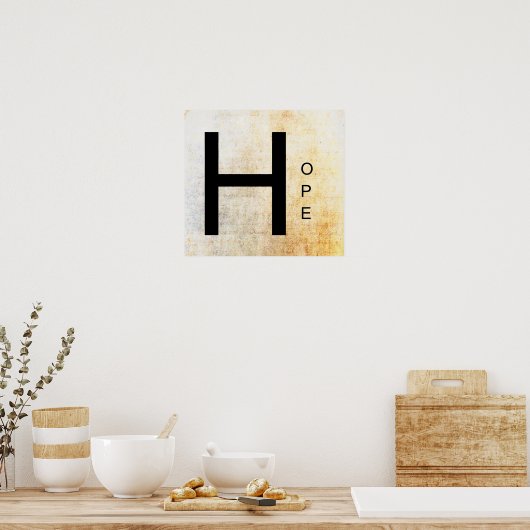 Inspirerend Word Art Poster (Keuken)