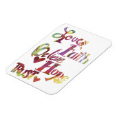 Inspirerend Word Collage Magnet Magneet (Linkerzijde)