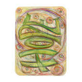 Inspirerend Word Hope Art Custom Magnets Magneet (Verticaal)