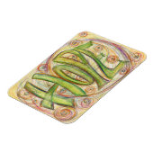 Inspirerend Word Hope Art Custom Magnets Magneet (Linkerzijde)